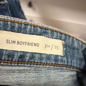 Pilcro Straight Leg Blue Jeans
